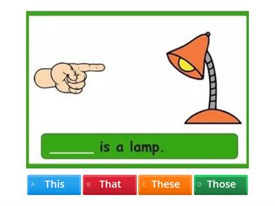 this that these those