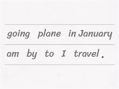 Be (present) + Going to