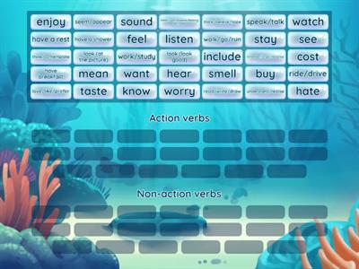  Action vs Non-action verbs