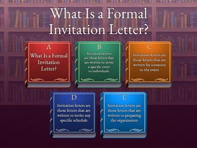 invitation quiz