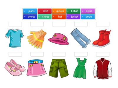 Clothes - 3 grade 