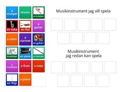 Musikinstrument:  mina intressen