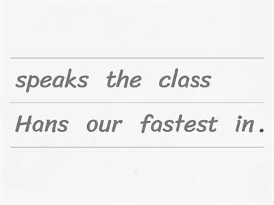 Comparative and Superlative Adverbs