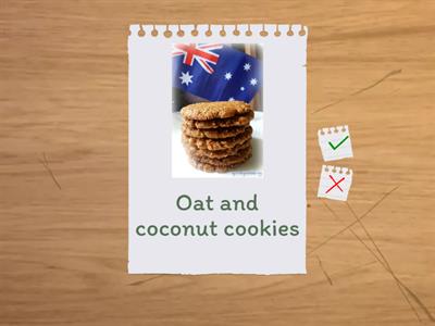 Australian Food - Flash cards!