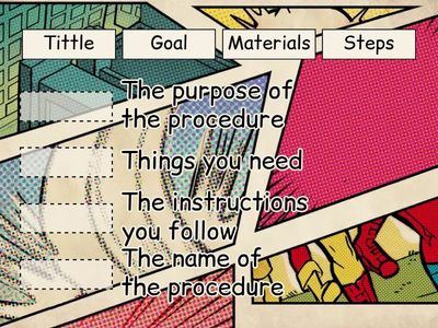 Procedure Text Structure 