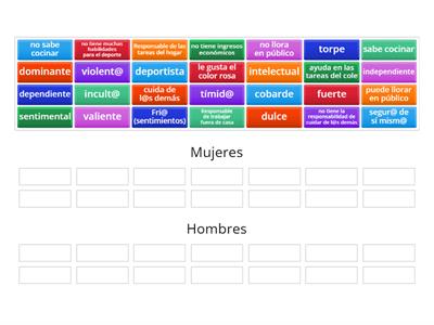 Modificación roles y estereotipos de genero 