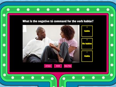 Negative Tú Commands 2022