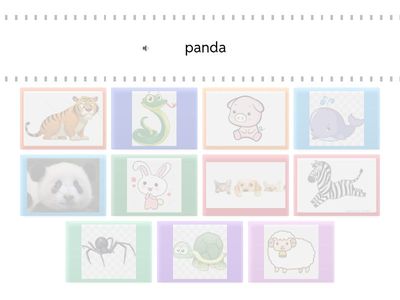 單字Animal 3 匹配