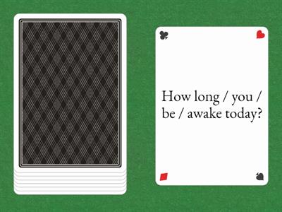 Present perfect How long questions for/since Present Perfect