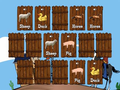 Farm animals very easy