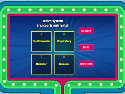 Game Show Body Systems