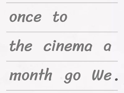 B1 GE Grammar (order)