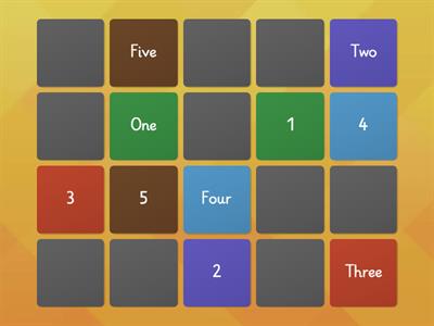 Numbers - Memory Game 