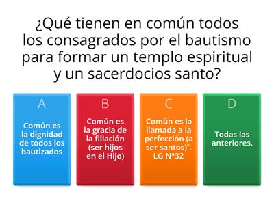 Sacerdocio común y ministerial.