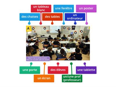 Voici ma salle de classe 