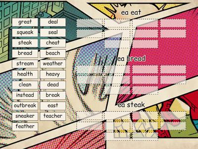 Three Sounds of ea (group sort)