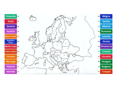 Países de Europa modo difícil