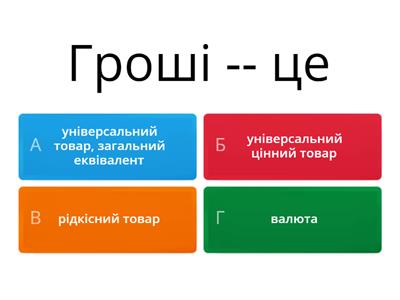 Гроші та їх функції