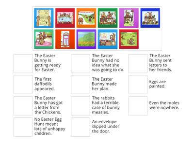Saving Easter - Matching sentences page 1-15.