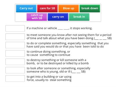 7 Phrasal verbs #6