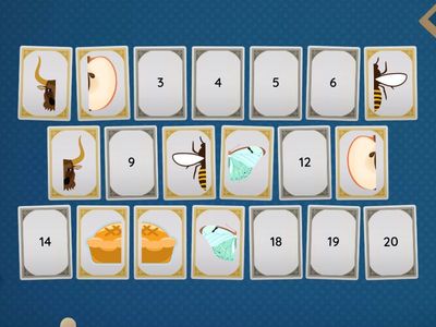 Symmetry matching pairs game 2- Senior Infants