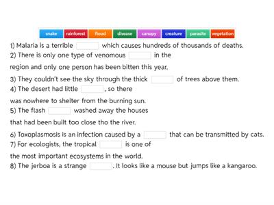Vocabulary: Nature (Intermediate plus 5.1)