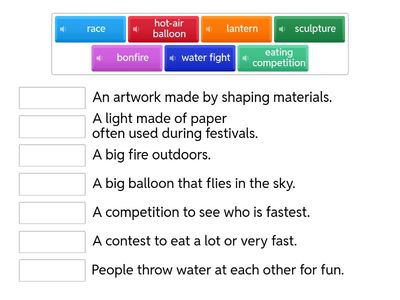 Unit 8 - Lesson 1: Vocabulary Review 
