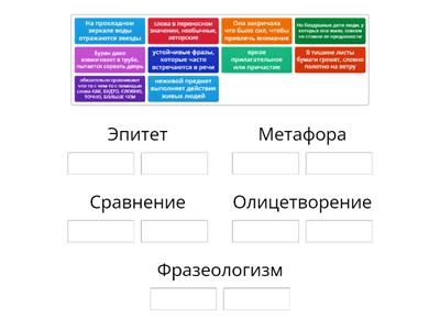 Средства выразительности ОГЭ