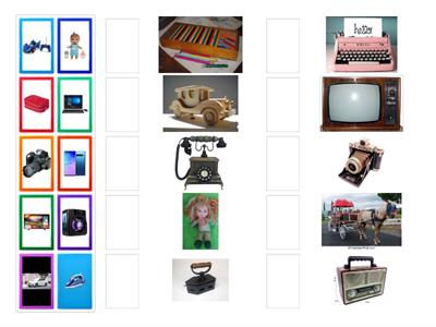 COMBINAÇÃO DE OBJETOS ANTIGOS E ATUAIS