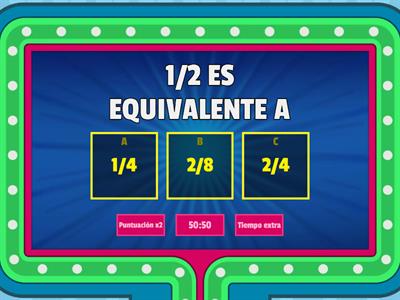 FRACCIONES EQUIVALENTES