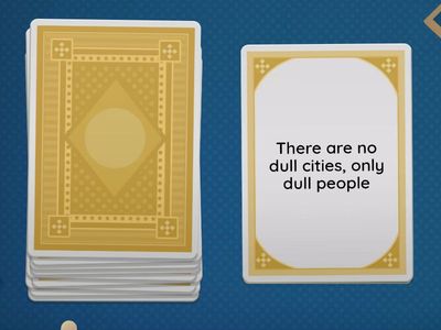 city words statements