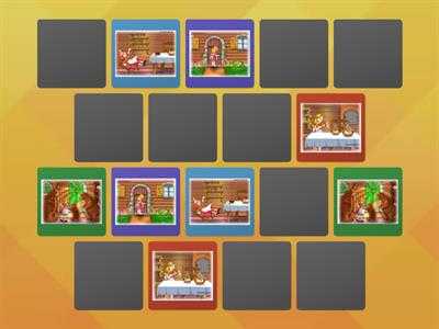 GOLDILOCKS AND THE THREE BEARS MEMORY GAME 