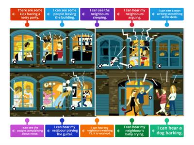 Project 4 Unit 4B - I can see/hear... Neighbours