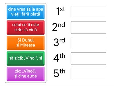 7. Versete cat 18-45. Apocalipsa 22:17