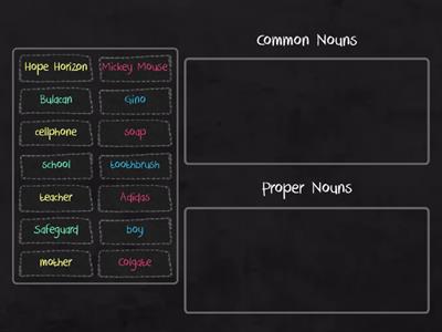 Common and Proper Nouns