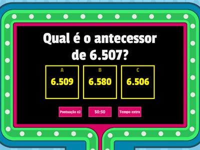   Sistema de numeração decimal 4º ano