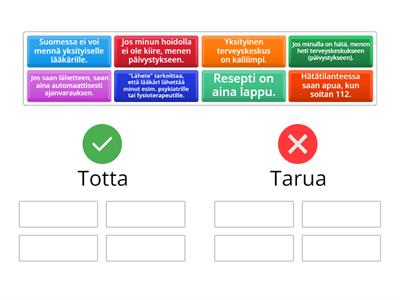 [VS] Terveydenhuolto - totta vai tarua?