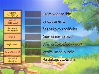 V restauraci - čeština pro cizince