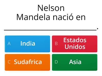 Nelson Mandela comprension