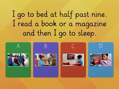QUIZ DAILY ROUTINE - MY DAY