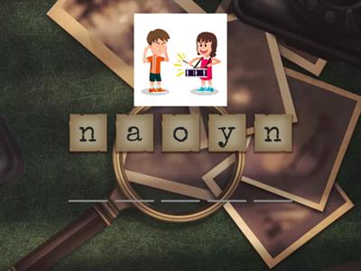 Oi & Oy Sound Word Unjumble