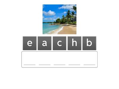  Places  (geographical features) anagram