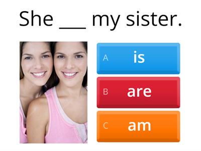 Verb to be affirmative