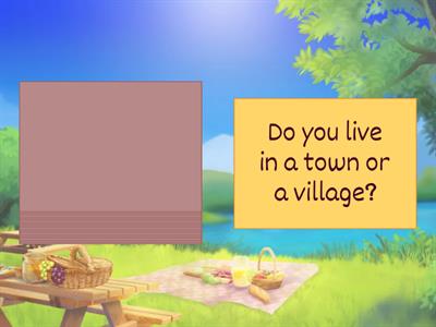 Town / village. A1 Questions