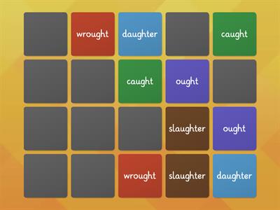 aught and ought matching pairs Encoding and Decoding p. 65