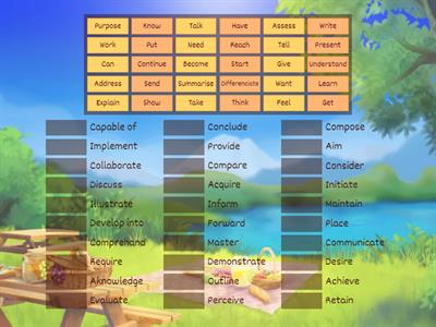 Match the Advanced word Synonyms!