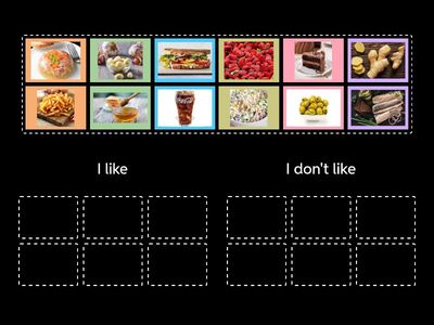 I like/I don't like