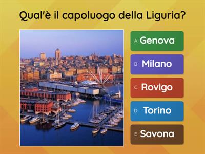 quiz  LIGURIA