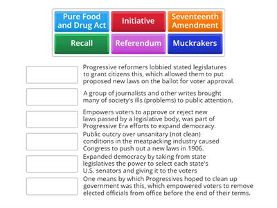 Part 1 - The Progressive Era