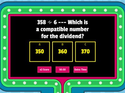 Estimating Quotients 